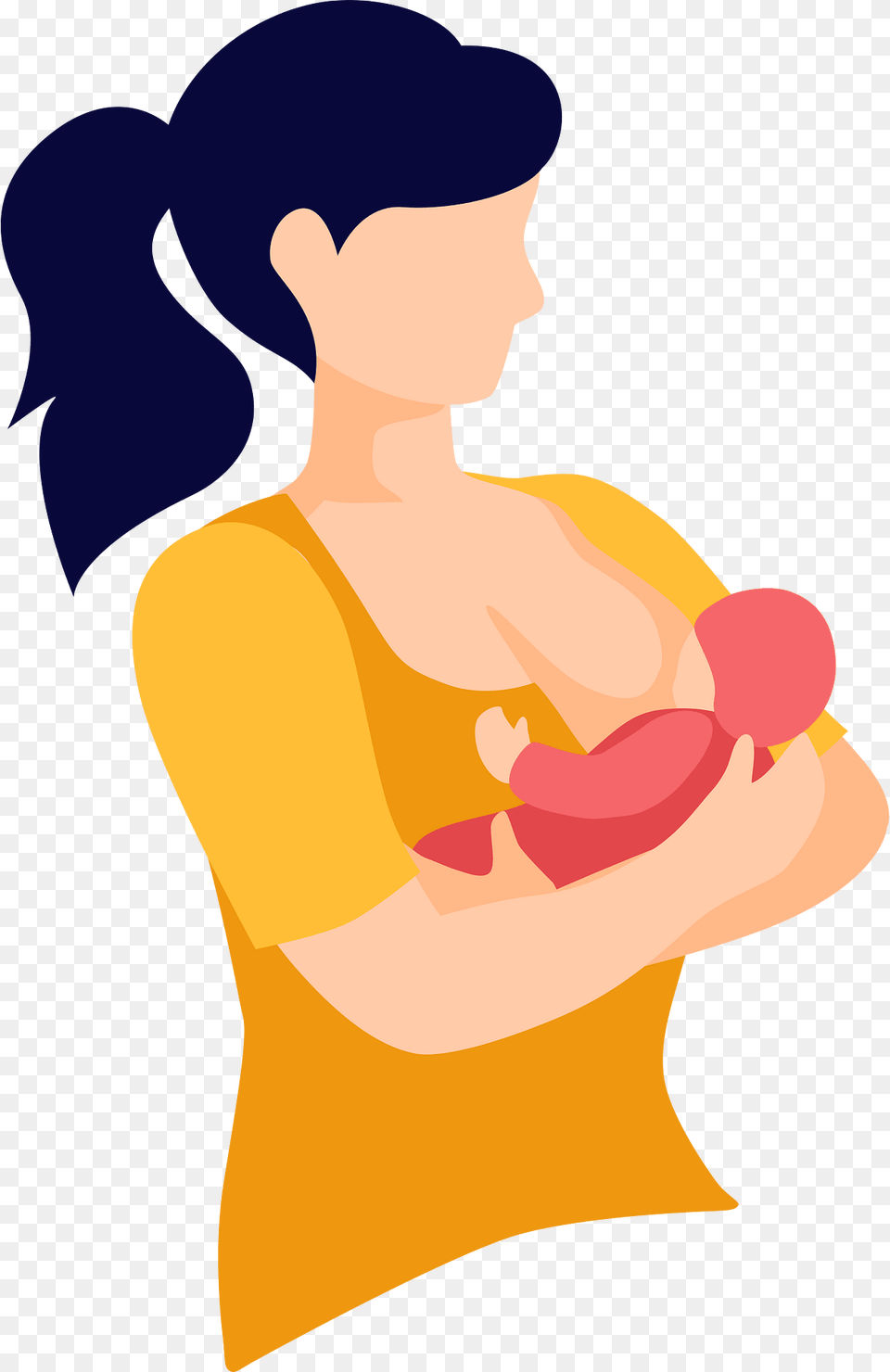 Breastfeeding Clipart, Adult, Female, Massage, Person Png