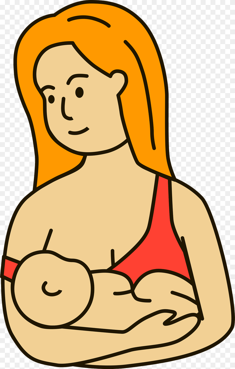 Breastfeeding Clipart, Clothing, Swimwear, Face, Head Png
