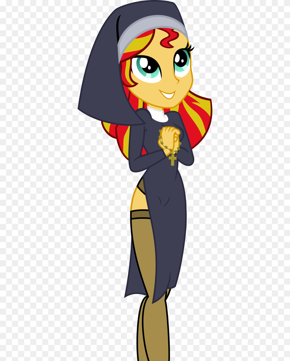Breasts Christian Sunset Shimmer Clothes Equestria Cartoon, Book, Publication, Comics, Adult Free Png Download