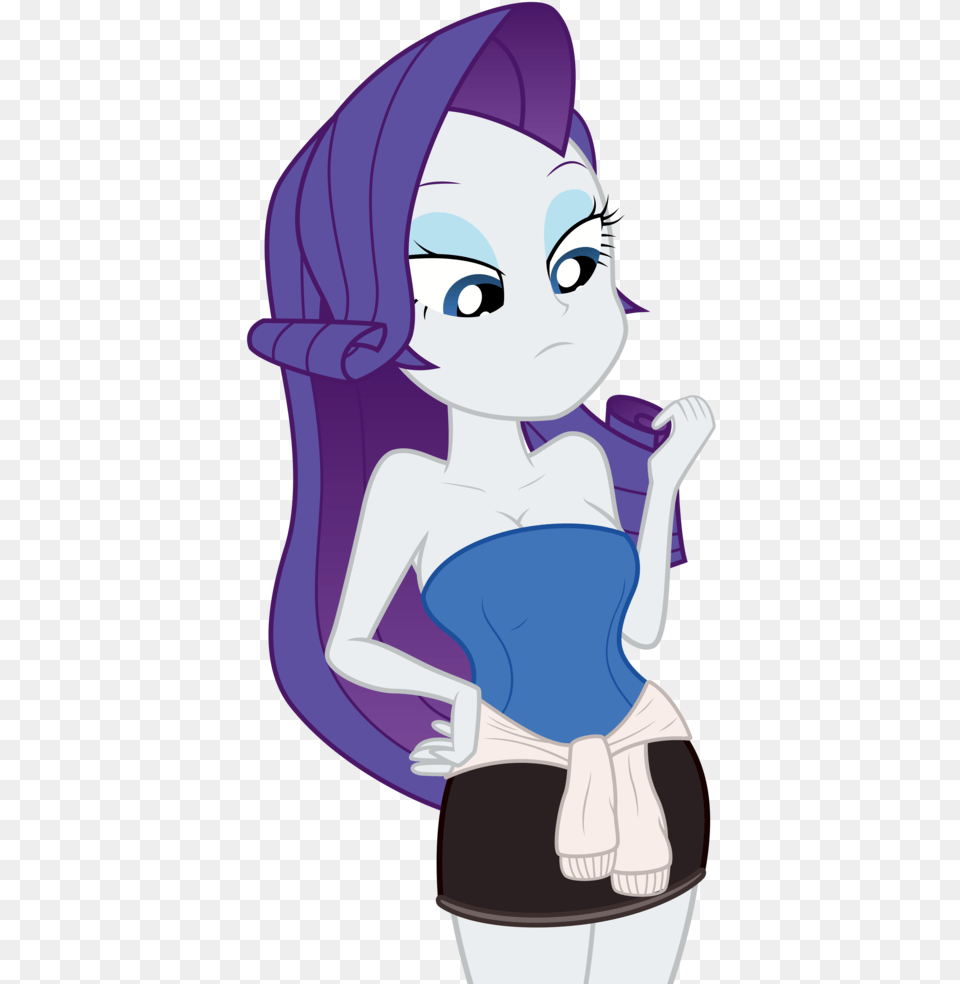 Breasts Cleavage Clothes Clothes Edit Cosplay Equestria Girls Rarity Sexy, Book, Comics, Publication, Baby Png