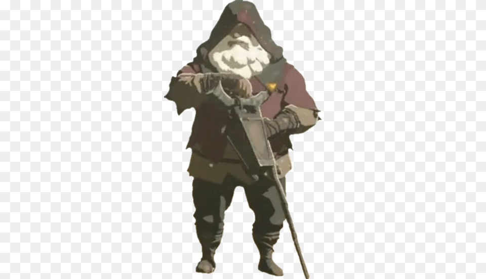 Breath Of The Wild Characters The Old Man Breath Of The Wild Old Man, Adult, Male, Person, Head Free Transparent Png