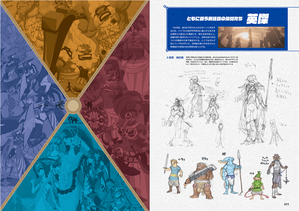 Breath Of The Wild Master Works Zelda Creating A Champion, Book, Publication, Art, Comics Png