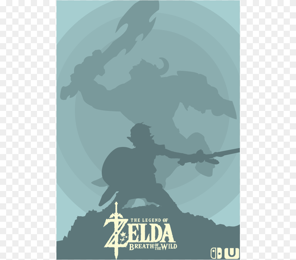 Breath Of The Wild Minimalist Poster Legend Of Zelda Breath Of The Wild Minimalist, Person, Outdoors, Water, Nature Png Image