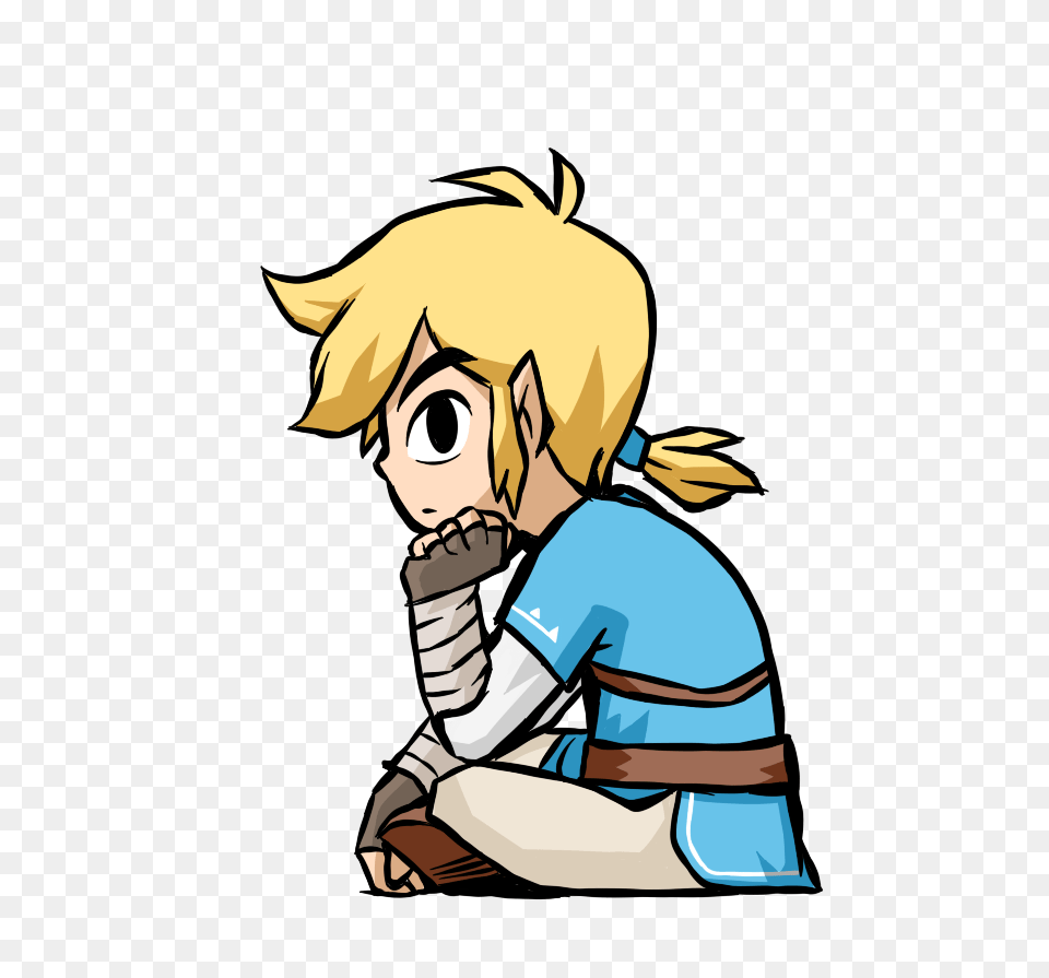 Breath Of The Wild Toon Link The Legend Of Zelda Breath, Book, Comics, Publication, Baby Free Transparent Png