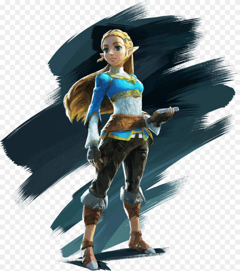 Breath Of The Wild Zelda Art, Person, Figurine, Dancing, Leisure Activities Free Transparent Png