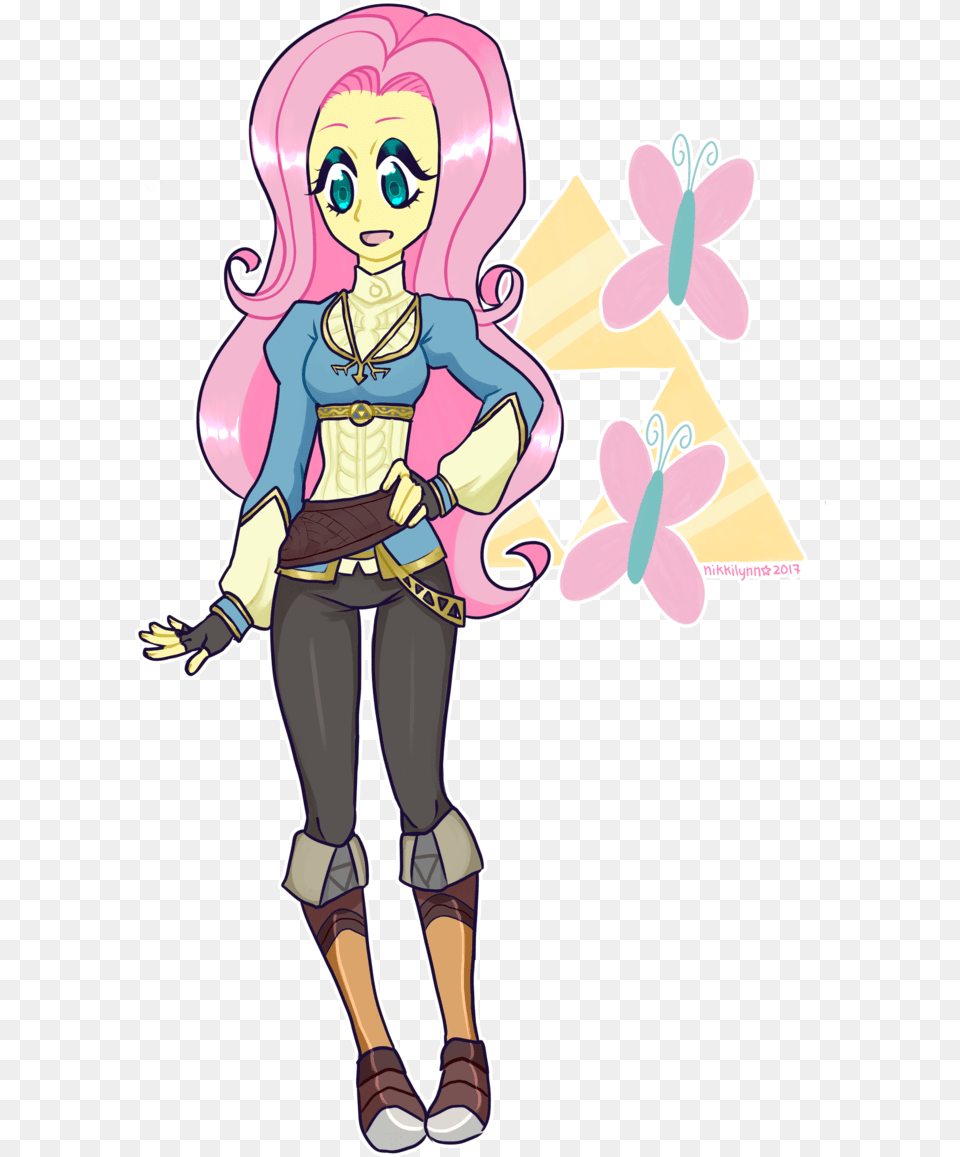 Breath Of Wild Human Fluttershy, Book, Publication, Comics, Person Png Image