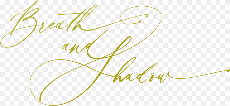 Breath Shadow Calligraphy, Handwriting, Text Png