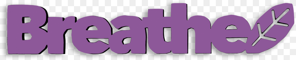 Breathe Tiny Word, Logo, Purple, Face, Head Png Image