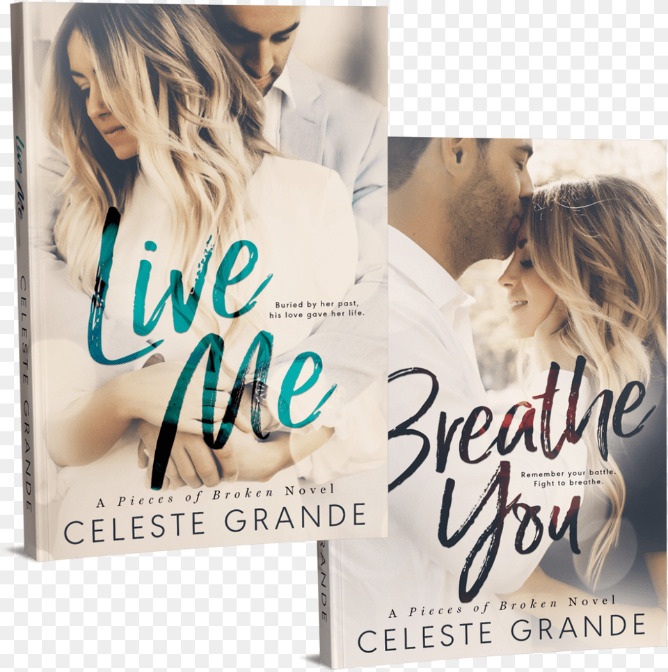 Breathe You Celeste Grande, Book, Publication, Adult, Teen Png