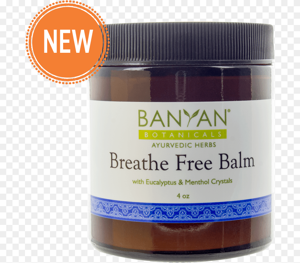 Breathefreebalm New 1 Cosmetics, Bottle, Herbal, Herbs, Plant Free Png Download