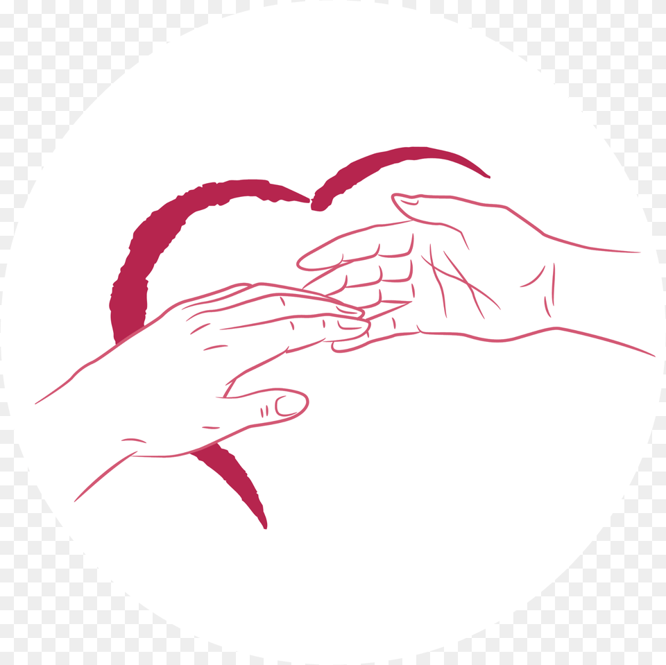 Breathing Room Hands Logo Ffffff Circle Background Breathing Room Foundation, Body Part, Hand, Massage, Person Free Png