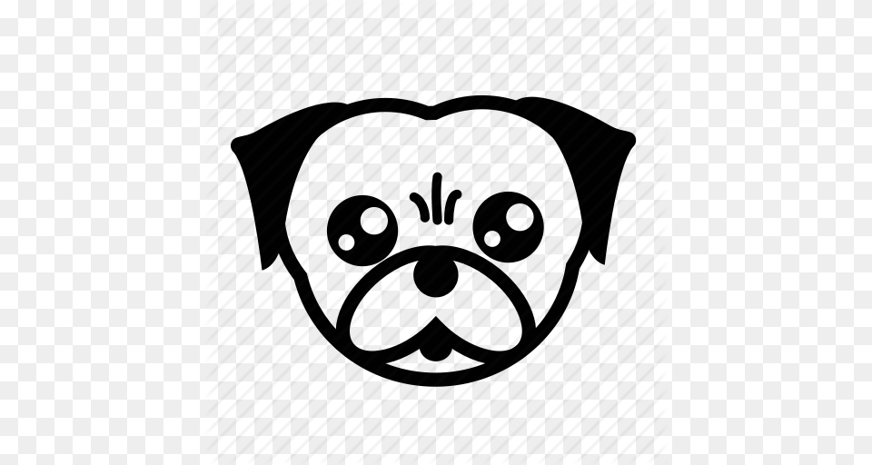 Breed Dog Emoji Pet Pug Puppy Icon, Accessories, Glasses, Formal Wear, Tie Free Transparent Png
