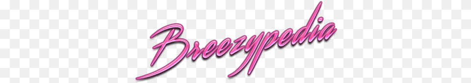 Breezypedia Wiki, Light, Neon, Text Png Image