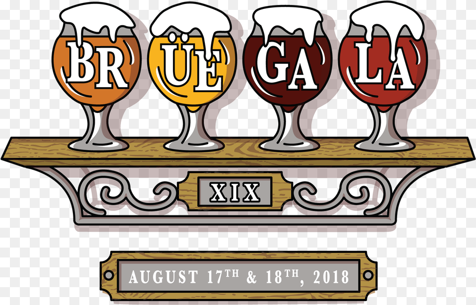 Bregala Logo Beer, Alcohol, Beverage, Glass, Pub Free Png Download