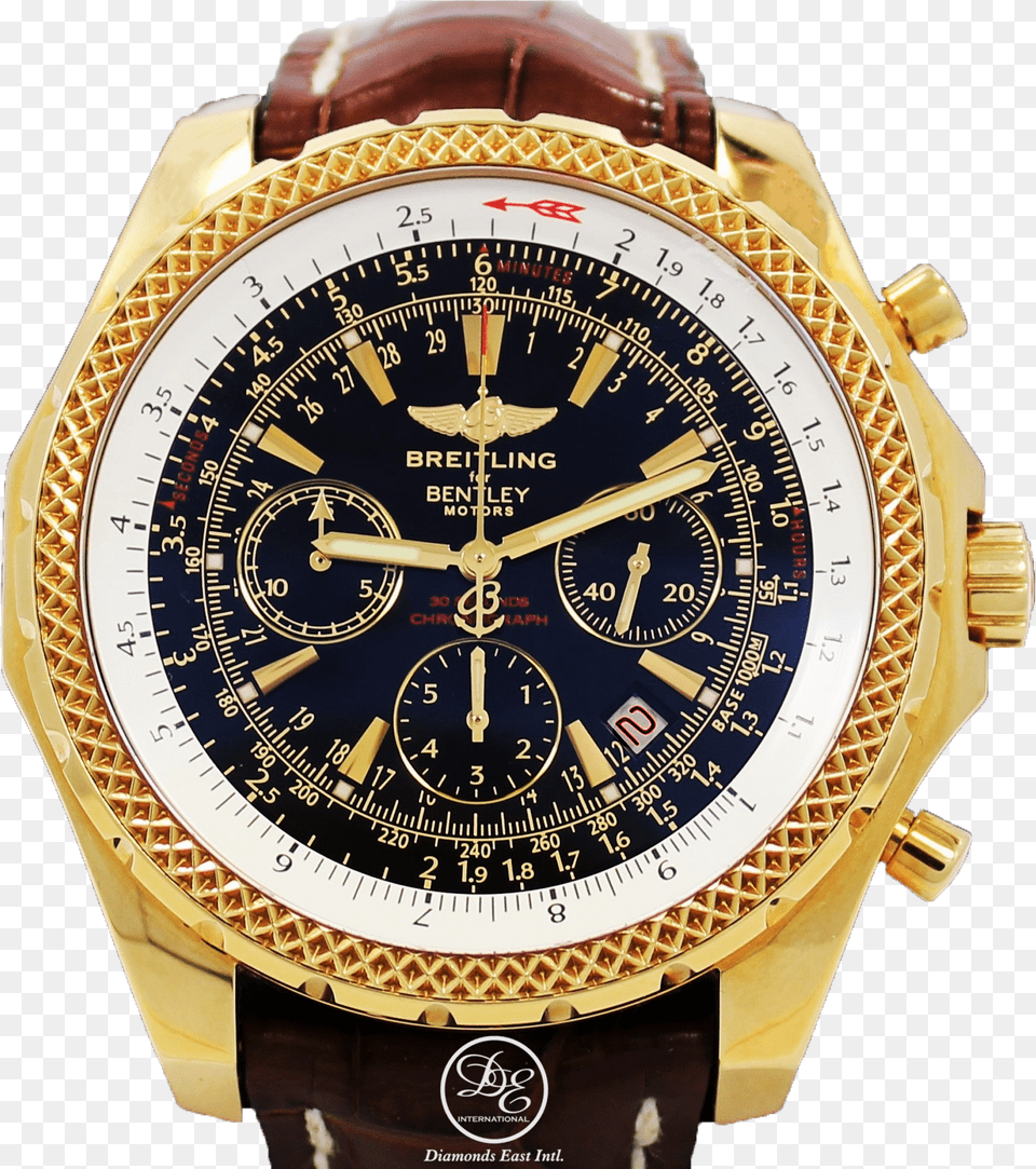 Breitling For Bentley Motors Yellow Gold Breitling Bentley, Gray Free Transparent Png