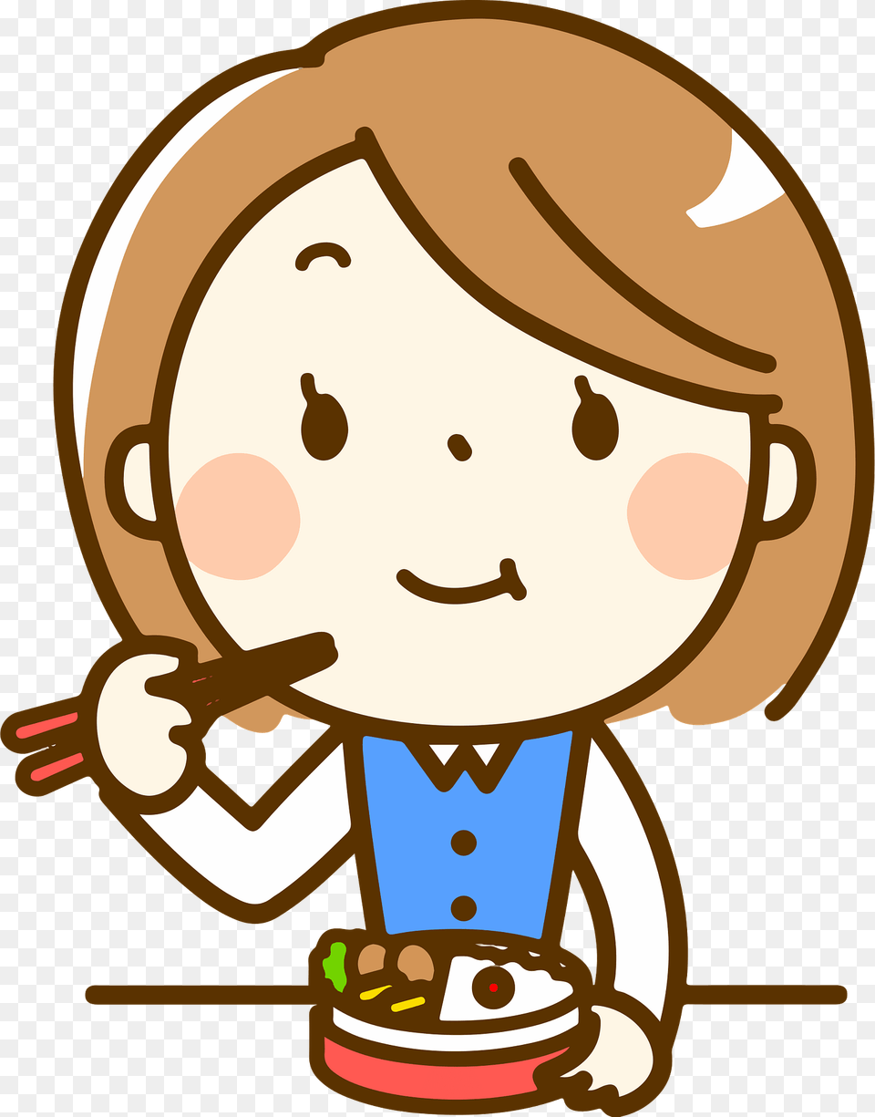 Brenda Businesswoman Is Eating Lunch Clipart, Cutlery, Food, Meal, Fork Png