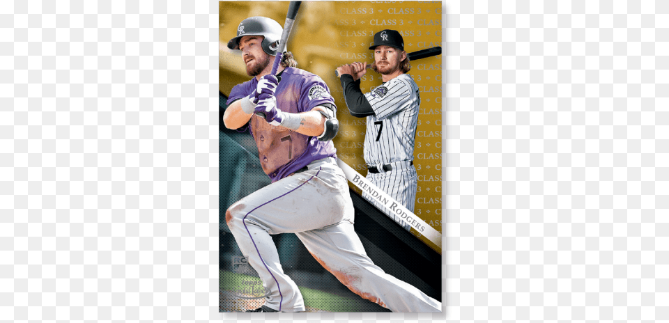 Brendan Rodgers 2019 Topps Gold Label Baseball Poster College Softball, Team Sport, Team, Sport, Person Free Png