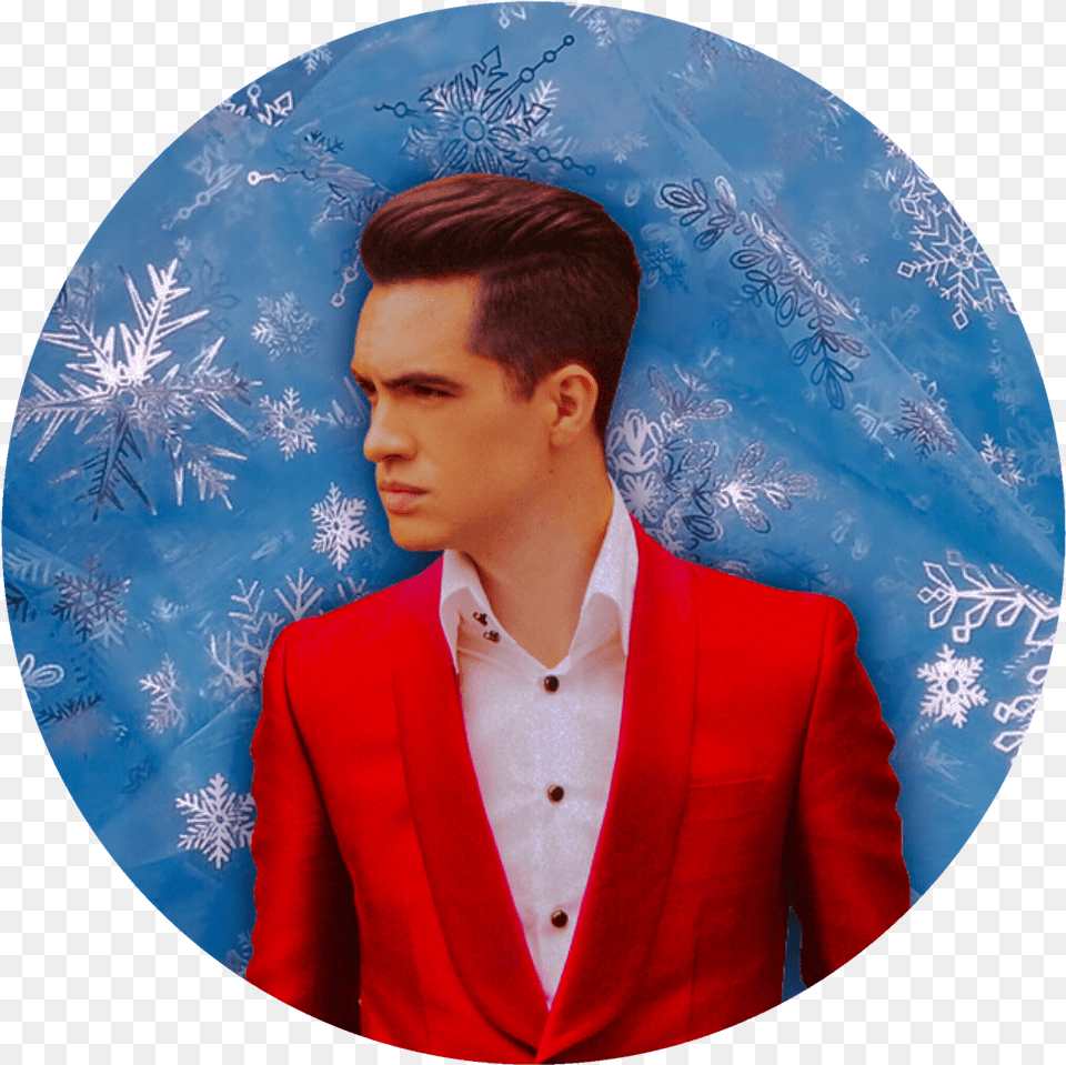 Brendon Urie Holiday Icons Brendon Urie Tumblr Brendon Urie Wallpaper Tumblr Patd, Adult, Portrait, Photography, Person Png