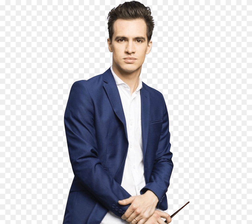 Brendon Urie Panic Brendon Urie Slicked Back Hair, Suit, Jacket, Formal Wear, Coat Png Image