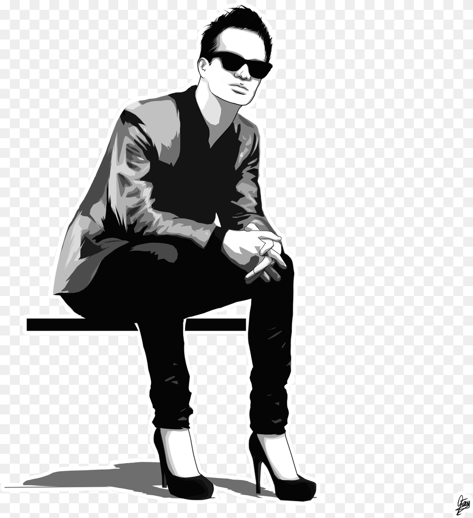 Brendon Urie Wearing Heels, Accessories, Sunglasses, Male, Person Free Png