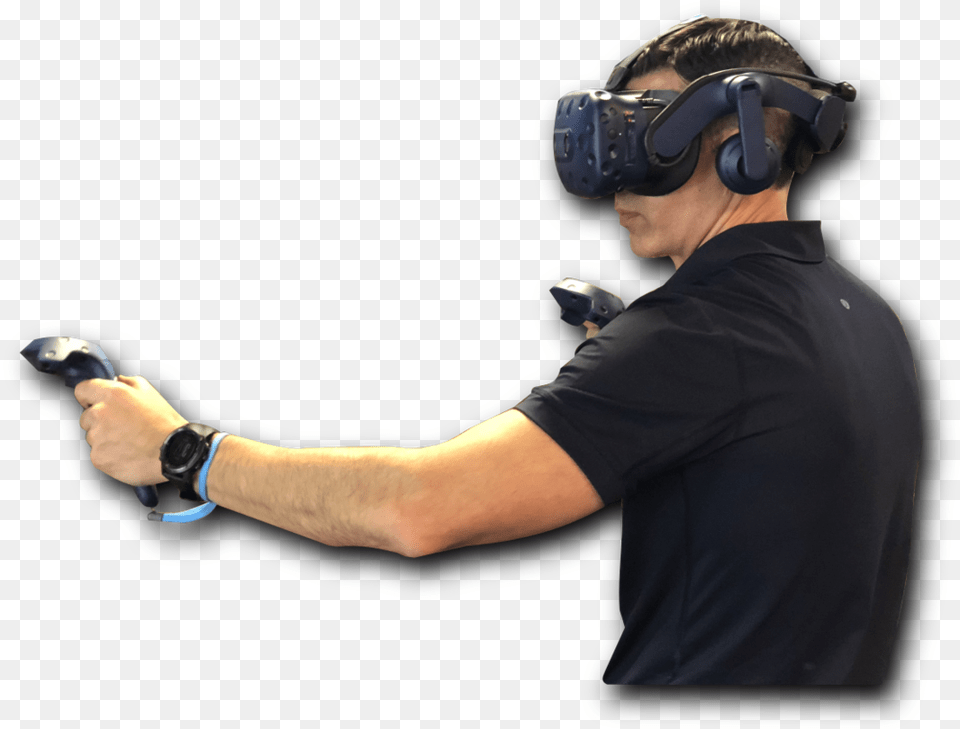 Brent Facing Left Practical Shooting, Vr Headset, Body Part, Finger, Hand Free Transparent Png