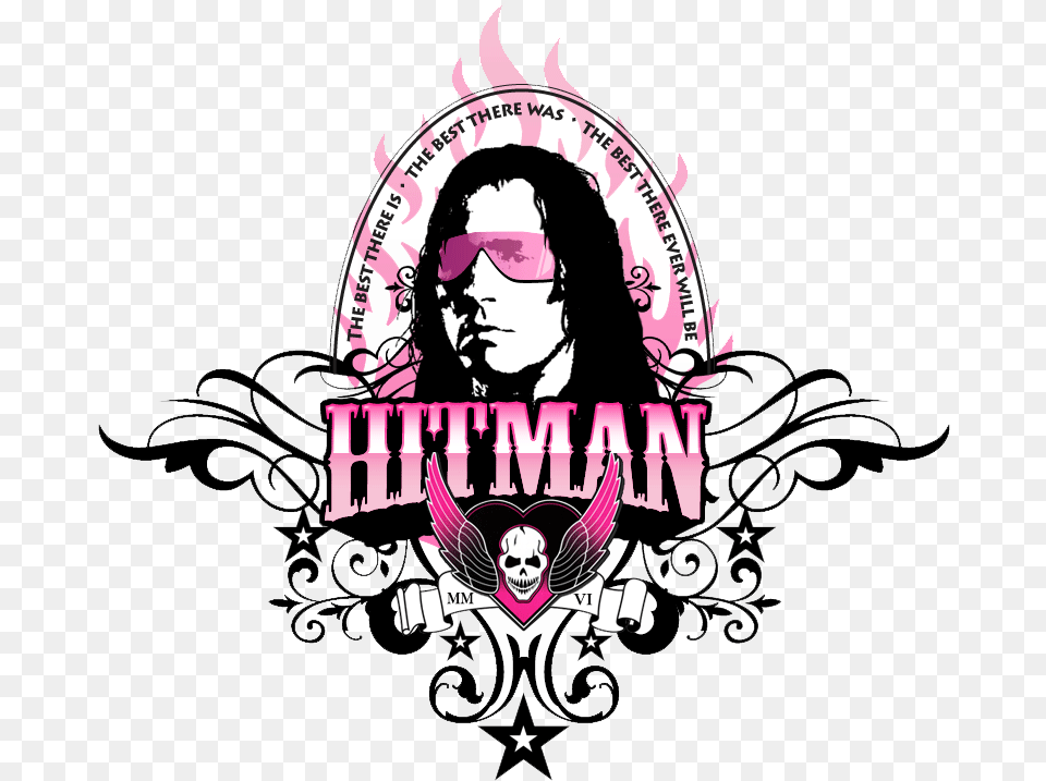 Bret Hart Clipart Download Logo Bret The Hitman Hart, Adult, Female, Person, Woman Png