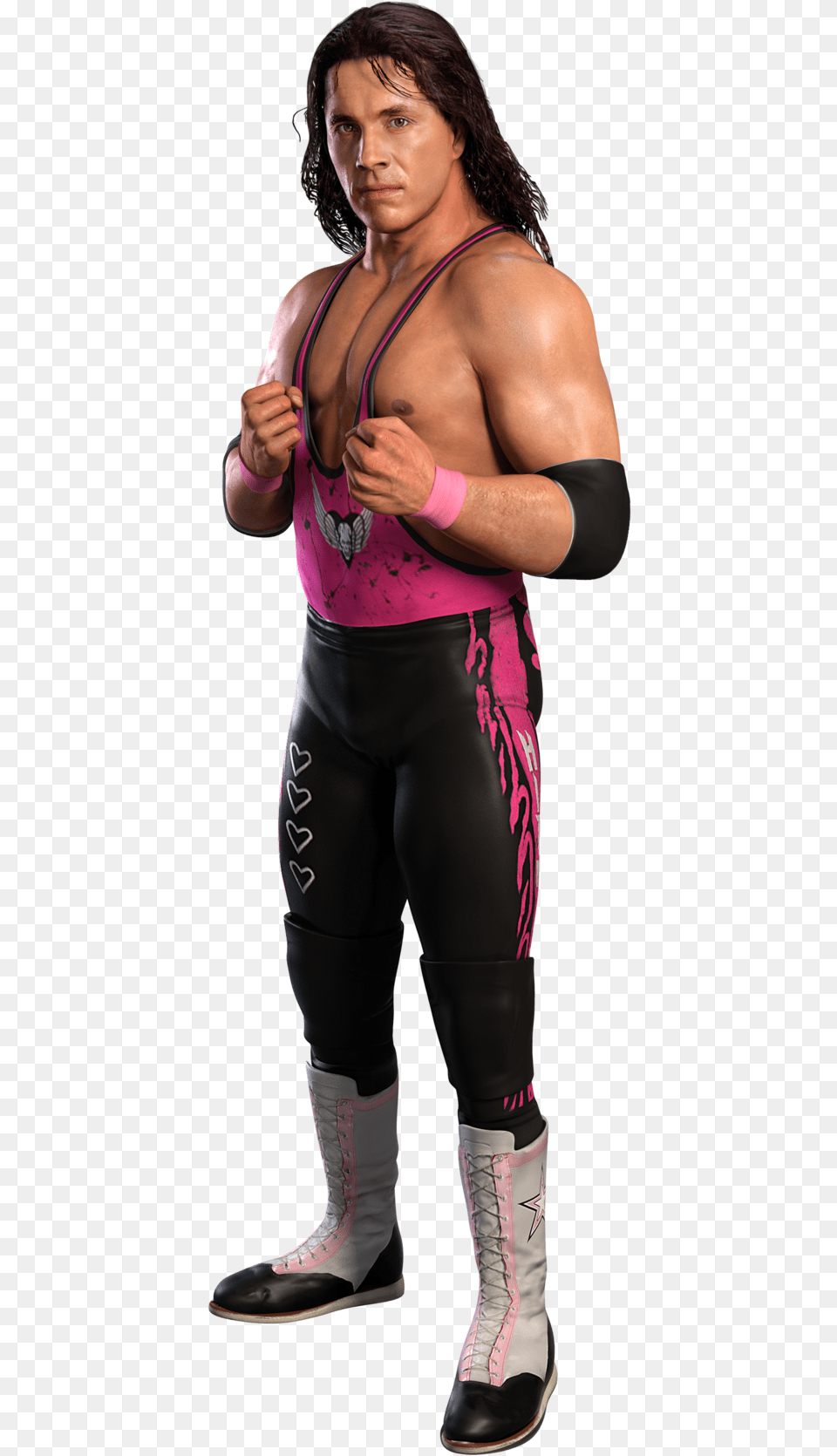 Brethart Svr2011 Render Bret Hart Svr 2011, Adult, Shoe, Person, Hand Free Png