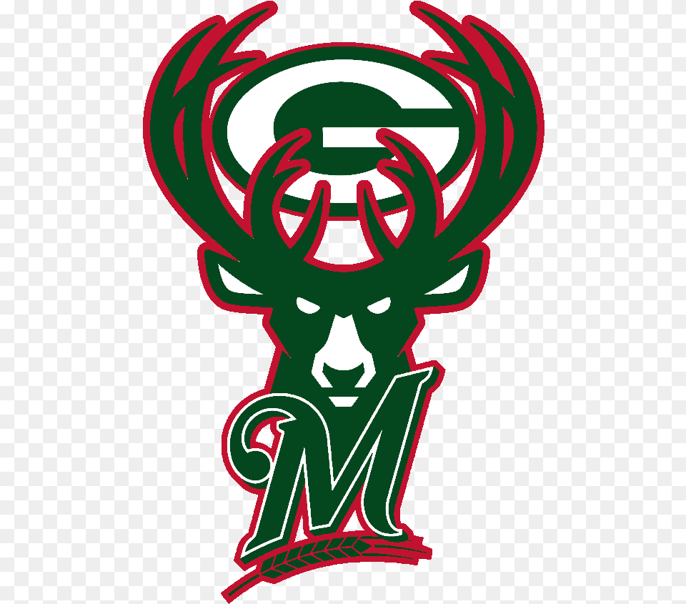 Brewers Packers Badgers Logos Milwaukee Bucks, Dynamite, Weapon, Emblem, Symbol Free Png Download