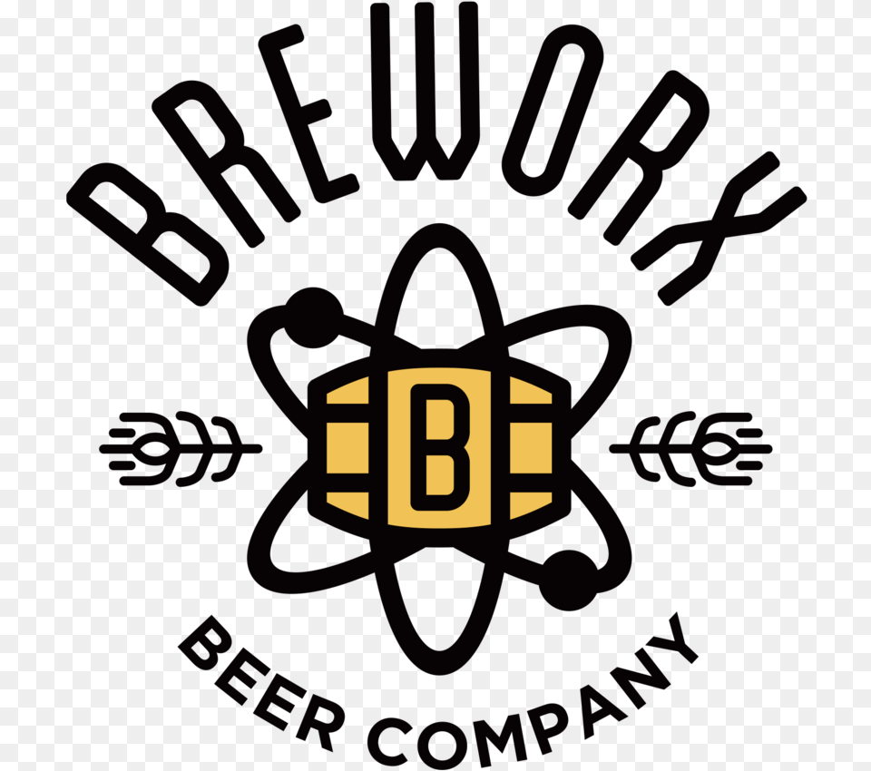 Breworx Circle Badge Large Emblem, Logo, Symbol Free Transparent Png
