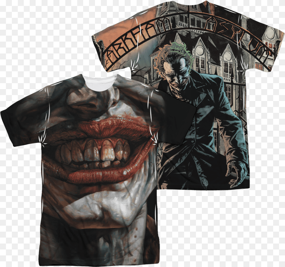 Brian Azzarello And Lee Bermejo Joker, Clothing, T-shirt, Adult, Male Png