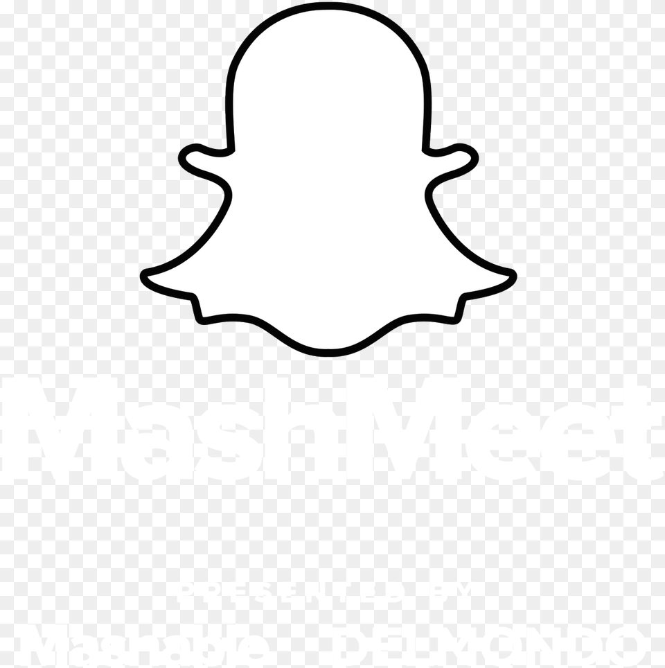 Brian Fanzo Isocialfanz On Twitter Snapchat All White Logo, Advertisement, Poster Png