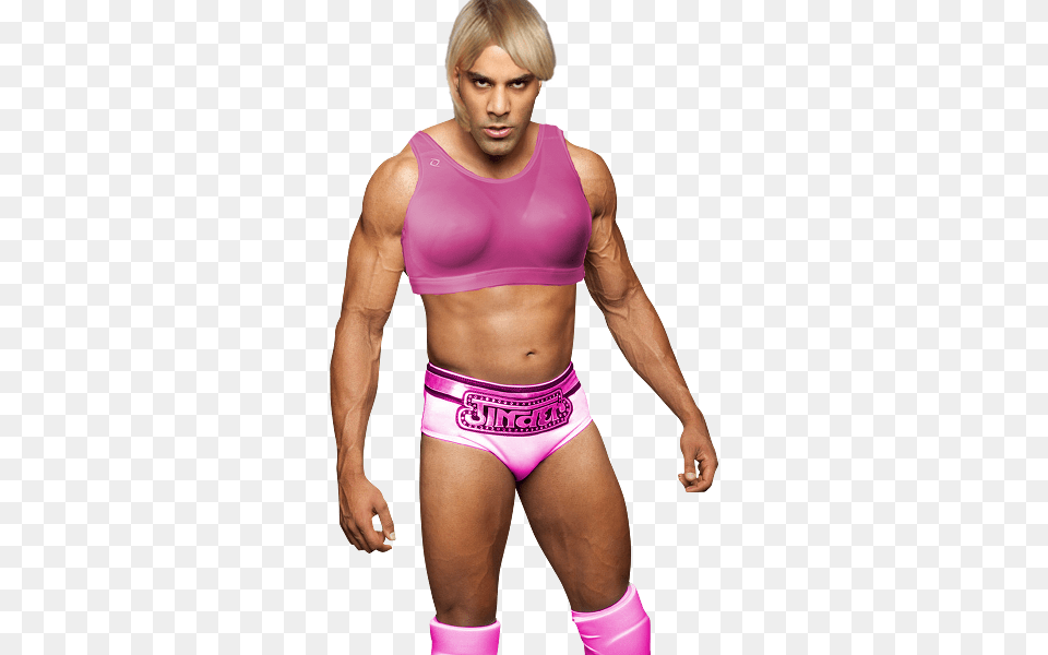 Brian Kendrick And Matt Hardy With What Seems To Be Wwe Jinder Mahal, Underwear, Clothing, Adult, Person Png