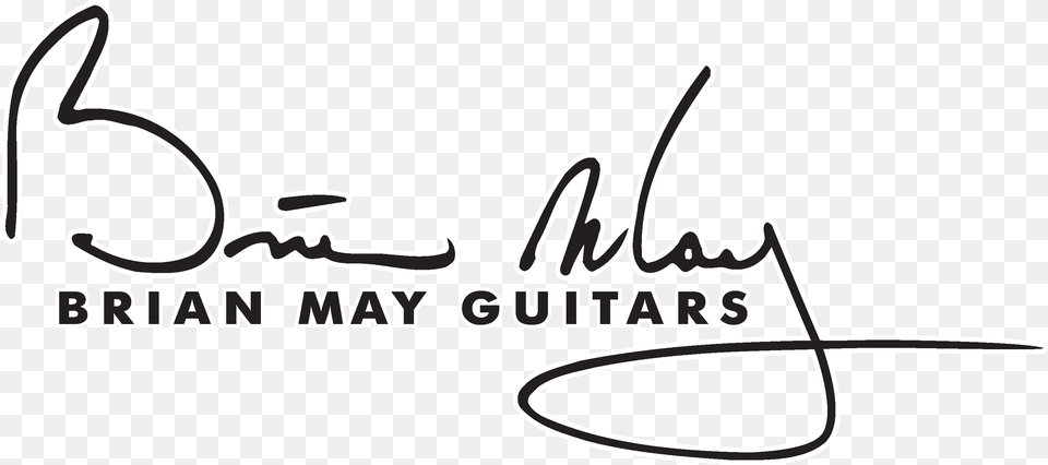 Brian May Guitars Logo Brian May Guitar, Handwriting, Text, Signature Png Image