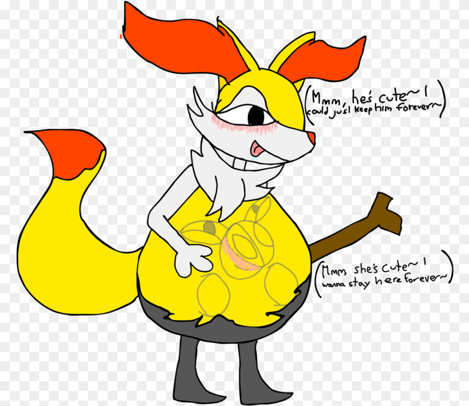 Brias In Braixen S Belly By Undernom Fnaf Sl Stomach Ache, Baby, Cartoon, Person, Face Png Image