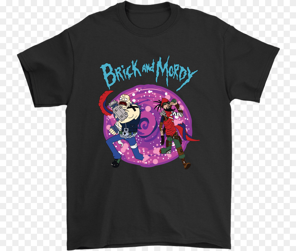 Brick And Morty Shirt, Clothing, T-shirt, Baby, Person Png Image