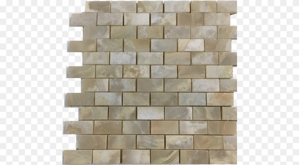 Brick Aqua White Onyx Polished Mesh Mounted Mosaic, Architecture, Building, Slate, Tile Png Image