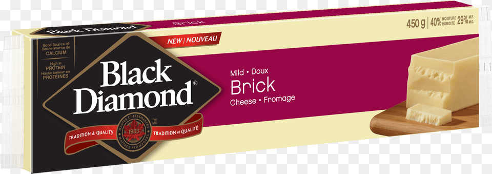 Brick Cheese 450g Black Diamond Cheese, Butter, Food Free Png Download