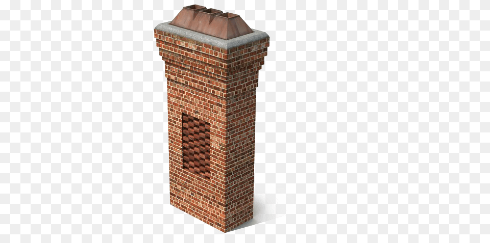 Brick Chimney All Brick Chimney, City, Mailbox Free Png Download