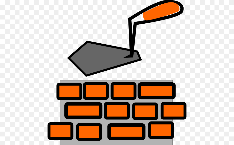 Brick Clipart Bricklayer, Device, Tool, Trowel Png Image