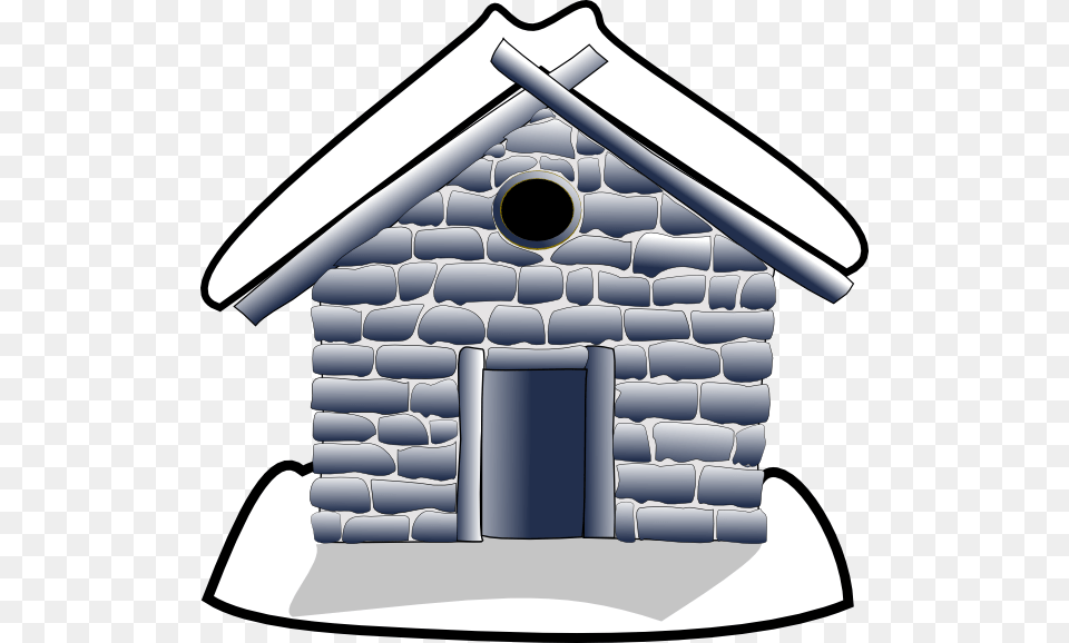 Brick Home In The Snow Clip Art, Housing, Architecture, Building, Outdoors Free Png