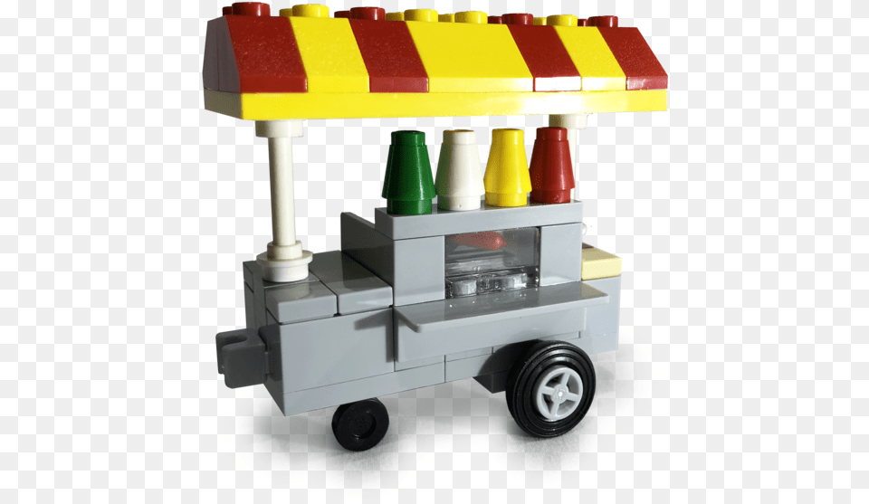 Brick Loot Exclusive Build Hot Dog Cart Lego Bricks Lego Hot Dog Stand, Machine, Wheel, Toy Png Image