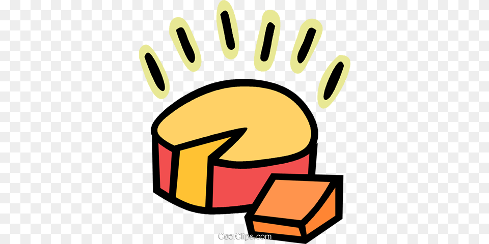 Brick Of Cheese With Slice Royalty Free Vector Clip Art, Bread, Food, Ammunition, Grenade Png Image