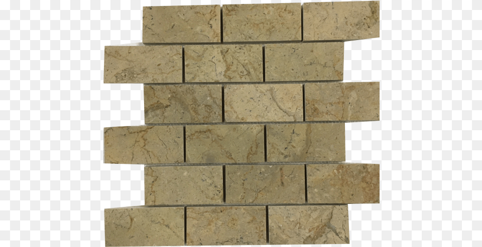 Brick Pattern Sahara Gold Marble Polished Mesh Mounted Stone Wall, Architecture, Building, Slate, Path Free Transparent Png