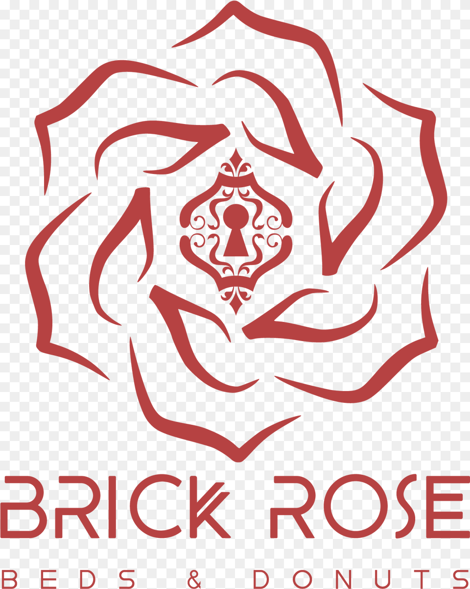 Brick Rose Beds Amp Donuts Illustration, Logo, Maroon, Person, Face Free Png