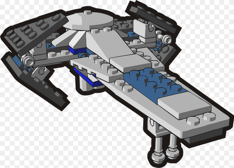 Brick Sw Mini Sith Infiltrator Clipart, Aircraft, Spaceship, Transportation, Vehicle Png Image