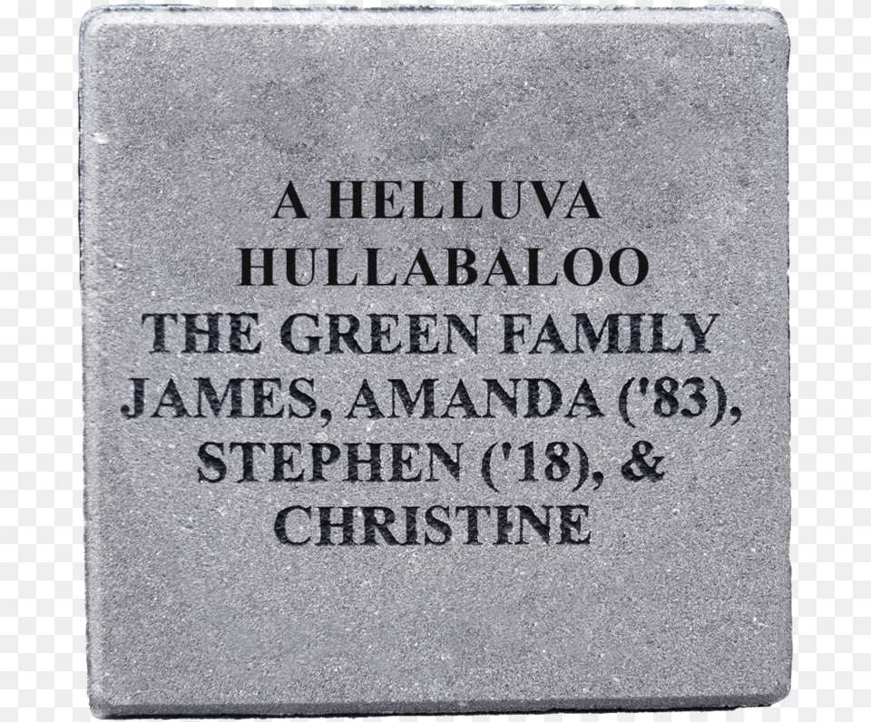 Brick Transparent Commemorative Plaque, Book, Publication, Gravestone, Tomb Free Png Download