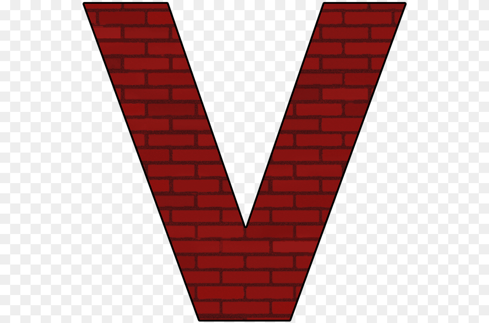 Brick V Alphabet Words, Architecture, Building, Wall Png