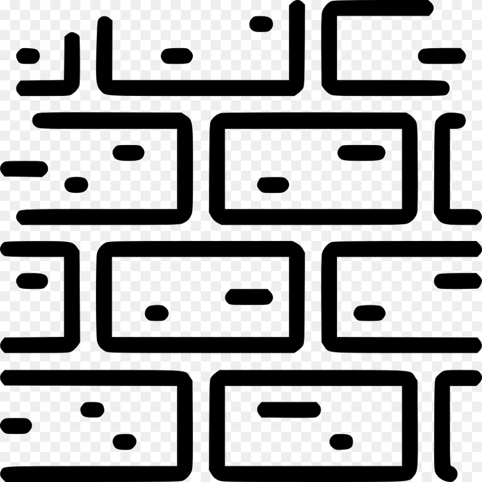 Brick Wall Icon Download, Pattern, Stencil, Electronics, Mobile Phone Free Png