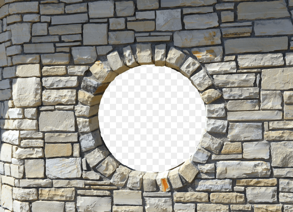 Brick Wall Svg Black And White Download Wall, Hole, Architecture, Building, Path Free Png