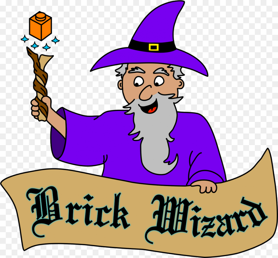 Brick Wizard Cartoon, Clothing, Hat, Baby, Person Png